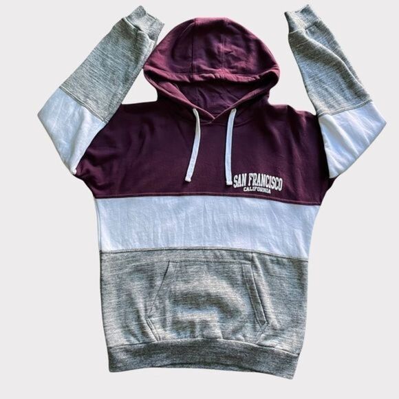 San Francisco California Spirit Jersey Hoodie Size L/XL Block color - Picture 2 of 9
